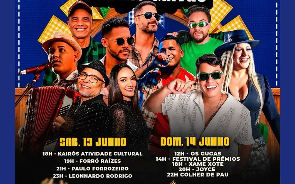 10ª QUERMESE JUNINA DA PARÓQUIA DE SANTO ANTÔNIO GALVÃO NO LESSA RIBEIRO