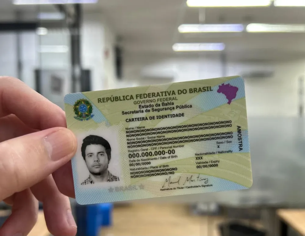 A BAHIA INOVA E OFERECE OPÇÃO DE IDENTIDADES NOVA* EM FORMATO CARTÃO- DE CRÉDITO