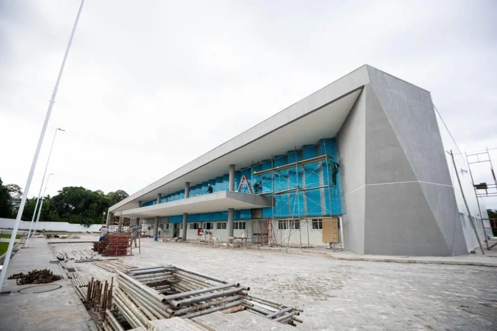 OBRA DA NOVA POLICLÍNICA REGIONAL DE CAMAÇARI ESTÁ 90% CONCLUÍDA